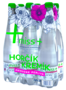 Looduslik kergelt gaseeritud mineraalvesi miss+ / 1,2 l / Plastpudel / Pakendis 6 tk